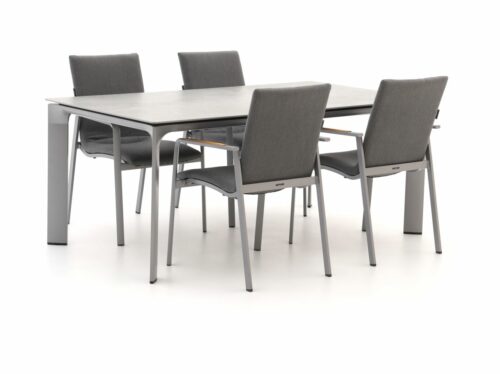 Kettler Diamond 180cm dining tuinset 5-delig stapelbaar - Laagste prijsgarantie!