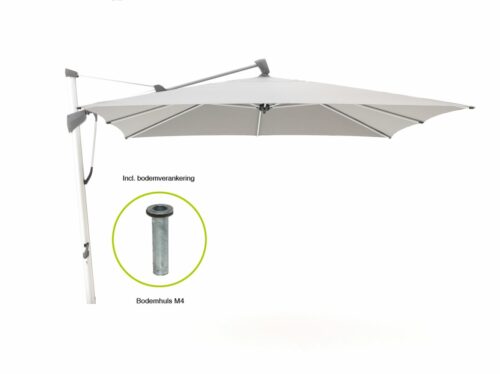 Glatz Sombrano S+ zweefparasol 350x350cm - Laagste prijsgarantie!