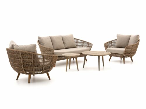 Intenso Stila/ROUGH-K stoel-bank loungeset 5-delig - Laagste prijsgarantie!