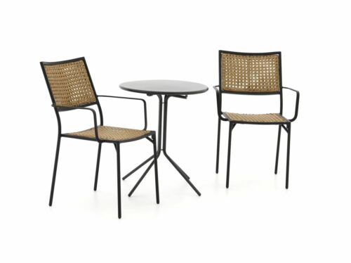 Forza Aziano balkonset 3-delig stapelbaar - Laagste prijsgarantie!