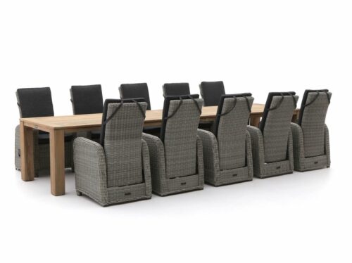 Intenso Umbria/ROUGH-X 400cm dining tuinset 11-delig verstelbaar - Laagste prijsgarantie!