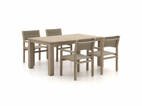 Apple Bee Del Mar 170cm dining tuinset 5-delig - Laagste prijsgarantie!