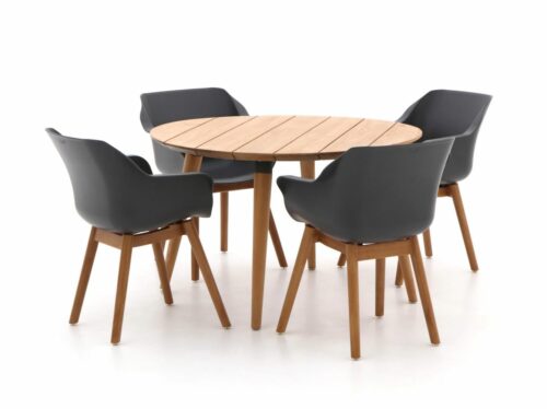 Hartman Sophie Studio Ø 120cm  dining tuinset 5-delig - Laagste prijsgarantie!