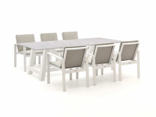 Bellagio Vezzano/Bresimo 260cm dining tuinset 7-delig - Laagste prijsgarantie!