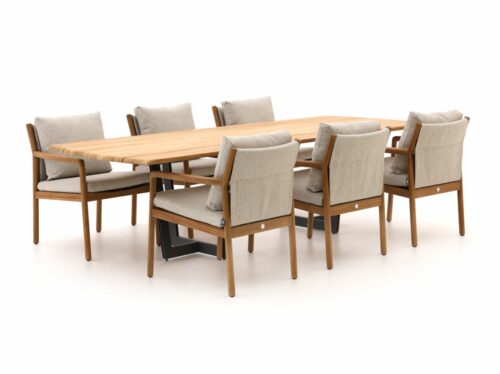 SUNS Vittoria/Palermo 280cm dining tuinset 7-delig - Laagste prijsgarantie!