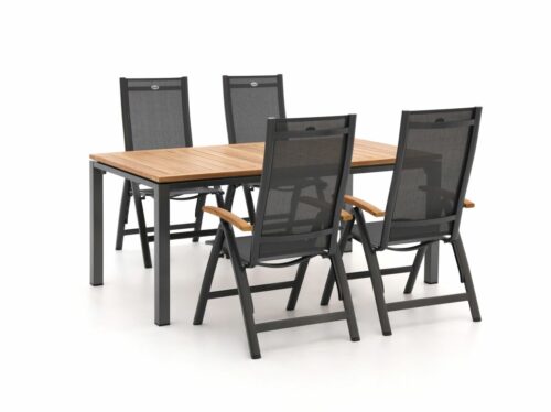Hartman Troy/Linosa 180cm dining tuinset 5-delig verstelbaar - Laagste prijsgarantie!