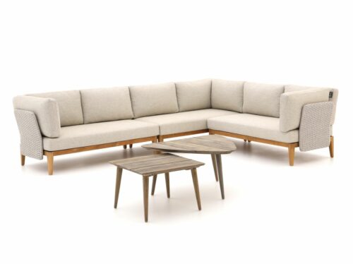 Apple Bee Lisa/ROUGH-K hoek loungeset 5-delig - Laagste prijsgarantie!