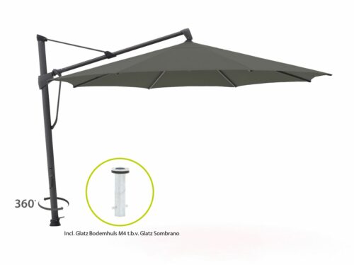 Glatz Sombrano S+ Easy zweefparasol ø 400cm - Laagste prijsgarantie!