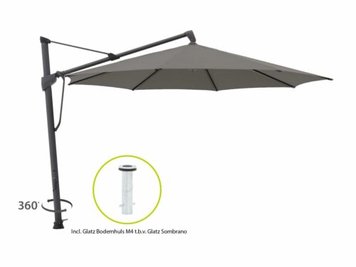 Glatz Sombrano S+ zweefparasol ø 400cm - Laagste prijsgarantie!
