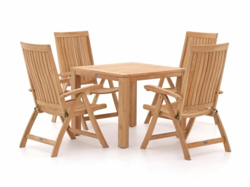 Sunyard Oxford 90cm dining tuinset 5-delig verstelbaar - Laagste prijsgarantie!