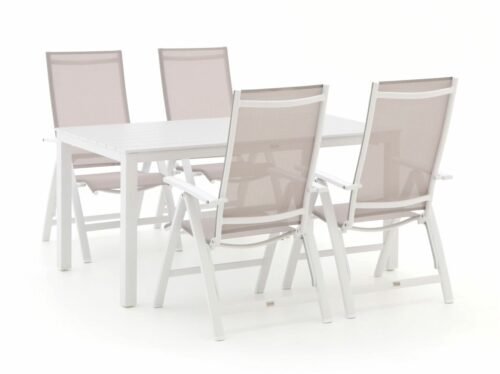 Bellagio Avenza/Menzano 160cm dining tuinset 5-delig verstelbaar - Laagste prijsgarantie!