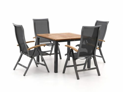 Bellagio Lugo/Linosa 100cm dining tuinset 5-delig verstelbaar - Laagste prijsgarantie!