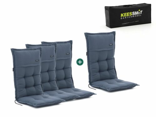 Madison tuinkussen set van 4 hoge rug - Laagste prijsgarantie!