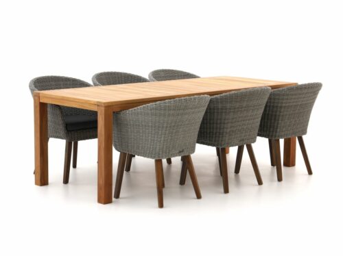 Intenso Tropea/Oxford 220cm dining tuinset 7-delig - Laagste prijsgarantie!