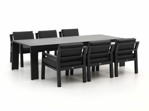 Bellagio Vinadio 255cm low dining tuinset 7-delig - Laagste prijsgarantie!