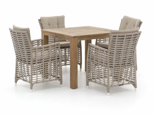 Manifesto Ortello/ROUGH-S 90cm dining tuinset 5-delig - Laagste prijsgarantie!