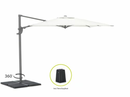 Shadowline Francisco zweefparasol 260x260cm - Laagste prijsgarantie!