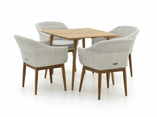 Intenso Bordano/ROUGH-K 90cm dining tuinset 5-delig - Laagste prijsgarantie!