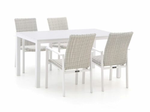 Manifesto Villongo/Menzano 160cm dining tuinset 5-delig stapelbaar - Laagste prijsgarantie!