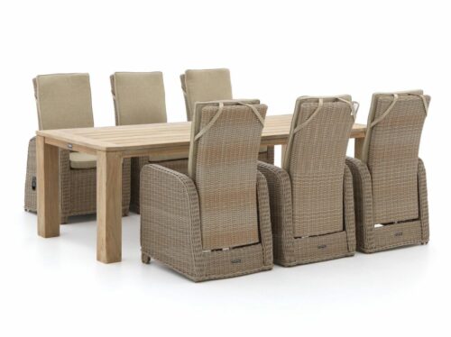 Intenso Umbria/ROUGH-X 240cm dining tuinset 7-delig verstelbaar - Laagste prijsgarantie!