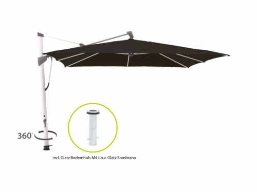 Glatz Sombrano S+ zweefparasol 300x300cm - Laagste prijsgarantie!