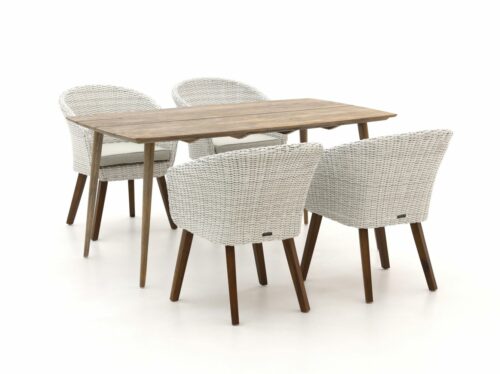 Intenso Tropea/ROUGH-K 160cm dining tuinset 5-delig - Laagste prijsgarantie!