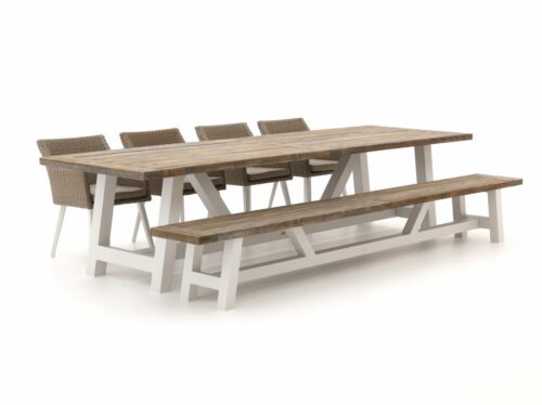 Manifesto Matese/Bresimo 330cm dining tuinset met bank 6-delig - Laagste prijsgarantie!