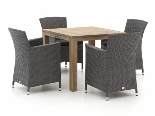 Forza Barga/ROUGH-S 90cm dining tuinset 5-delig - Laagste prijsgarantie!