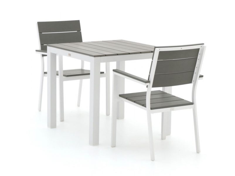 Bellagio Bravo/Fidenza 78cm dining tuinset 3-delig stapelbaar - Laagste prijsgarantie!