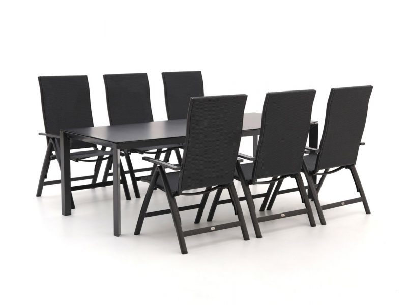 Bellagio Avio/Veneto 220cm dining tuinset 7-delig verstelbaar - Laagste prijsgarantie!