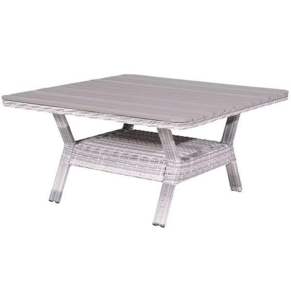 Garden Impressions Milwaukee dining tuintafel 140x140H70 cm - grijs