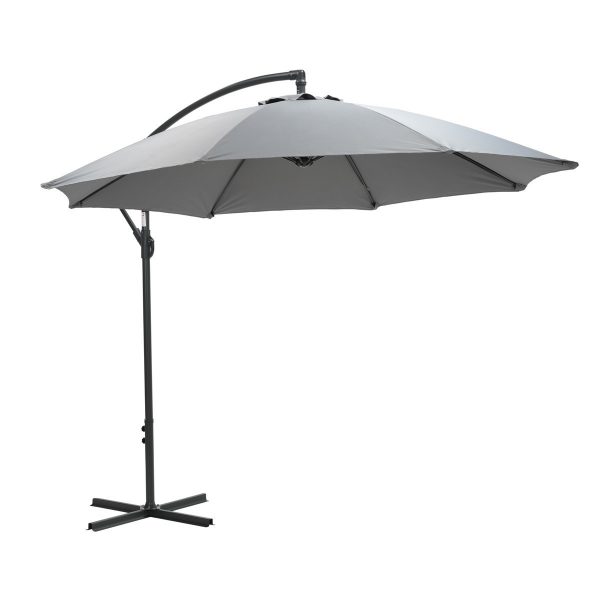 Garden Impressions Athene zweefparasol Ø300 cm - zwart frame