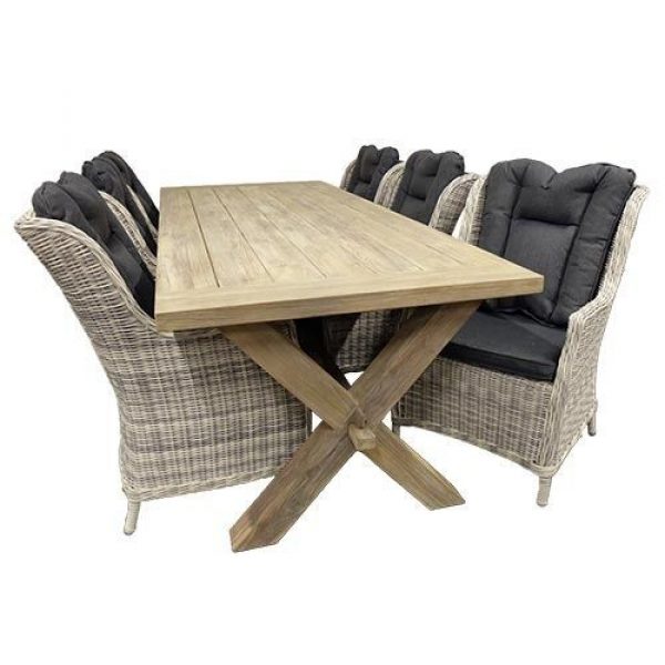Osborne Cross Teak Diningset - CG