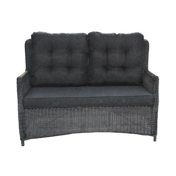 Cooltown 2 zits loungebank Zwart