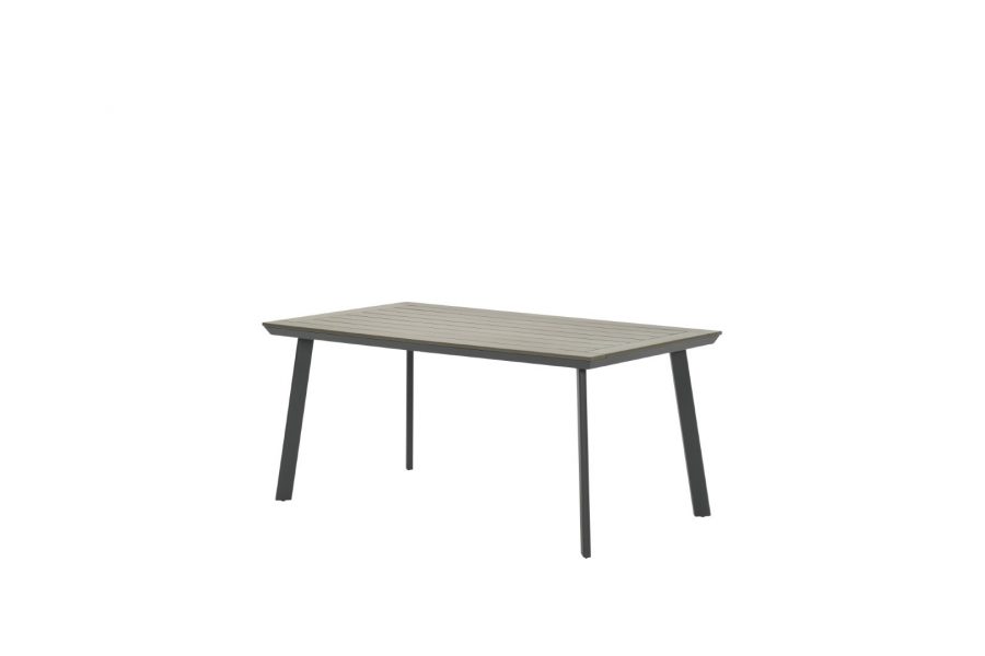 Vigo tafel 160x90 carbon black/ carbon grey plw.