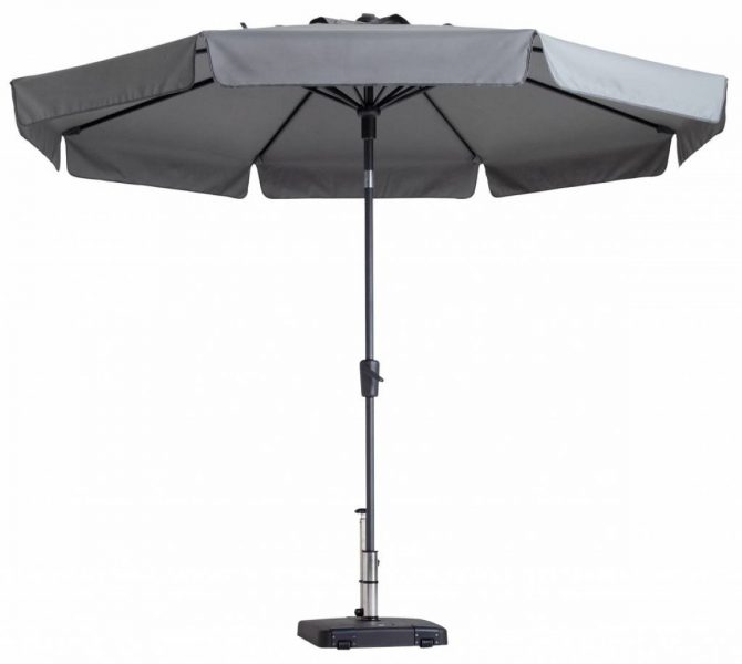 Stokparasol Flores dia. 300 cm light grey