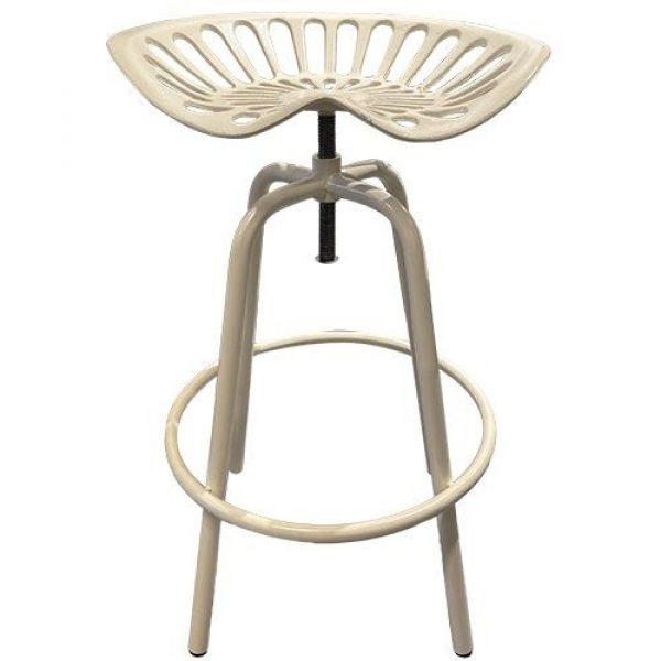 Esschert Tractor Kruk Wit