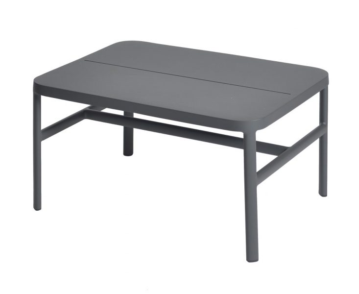 Grace coffee table/ottoman 67x50x36 cm alu anthracite