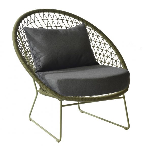 Nora loungestoel lava