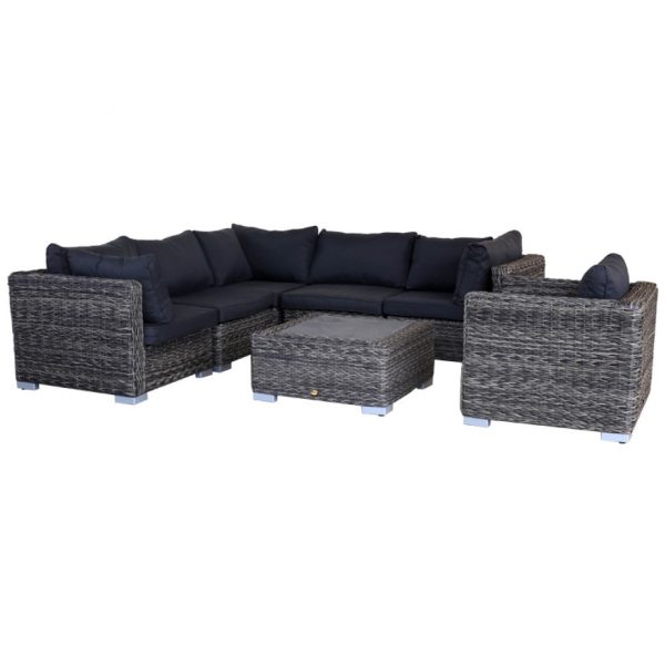 Loungeset scansano napels black