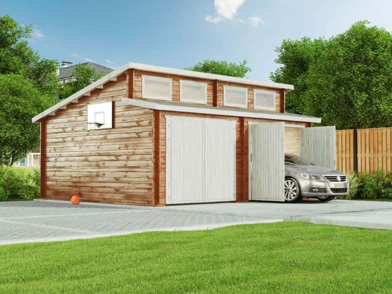 Dubbele garage sandvig 44 iso