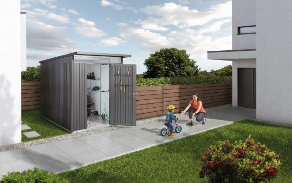 Metalen Berging AvantGarde A3 180x260x218 cm met enkele deur