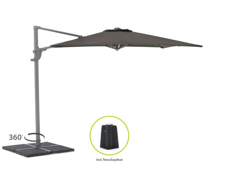 Shadowline Francisco zweefparasol 260x260cm - Laagste prijsgarantie!