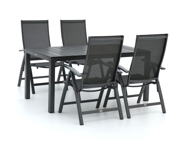 Bellagio Elegance/Fidenza 160cm dining tuinset 5-delig verstelbaar - Laagste prijsgarantie!