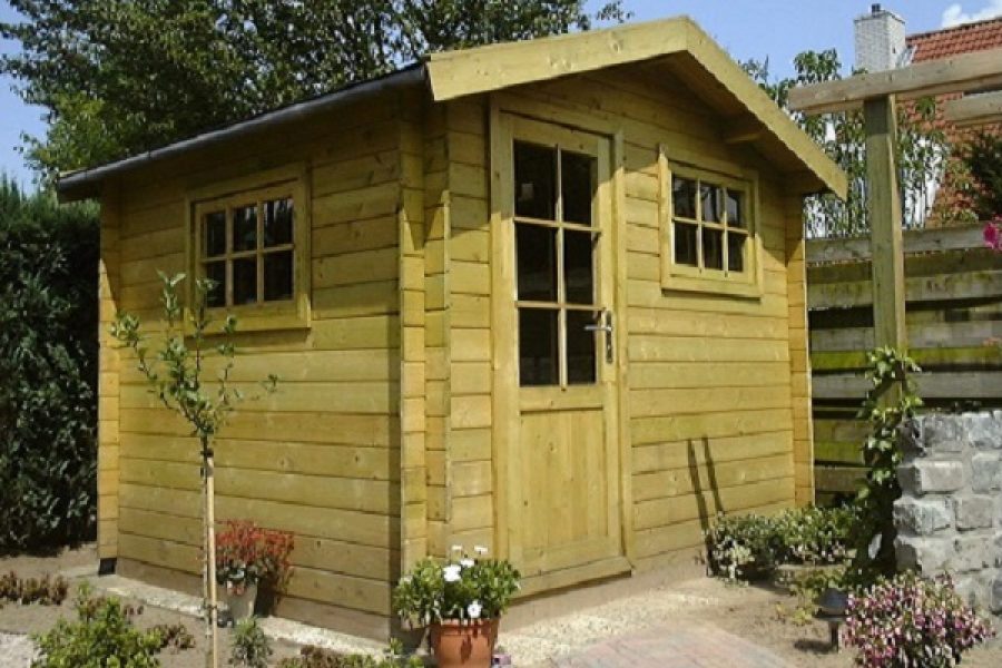 Blokhut 2520 250x200 cm - geïmpregneerd