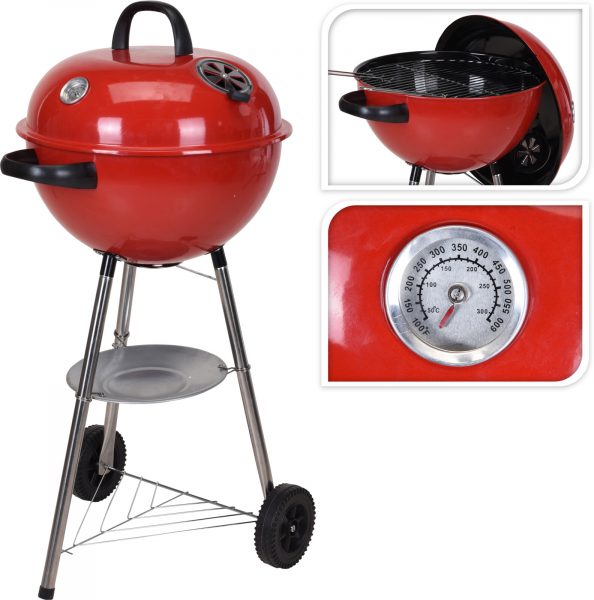Barbecue Bolvorm Rood - 48cm