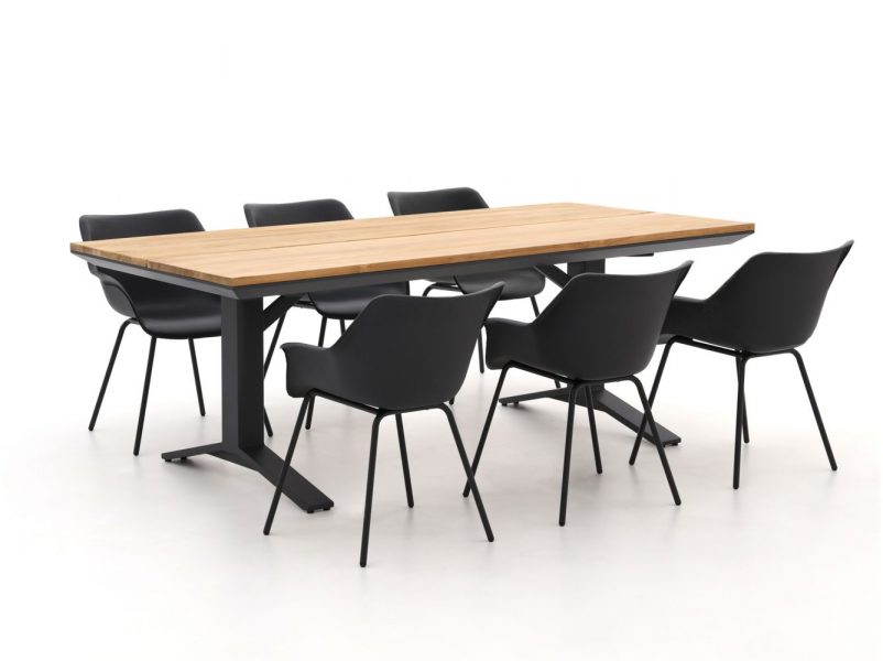 SUNS Vasca/Stockholm 220cm dining tuinset 7-delig - Laagste prijsgarantie!