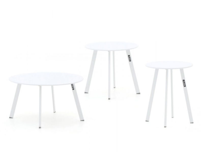 Manifesto Bovezzo bijzet tuintafelset 3-delig - Laagste prijsgarantie!