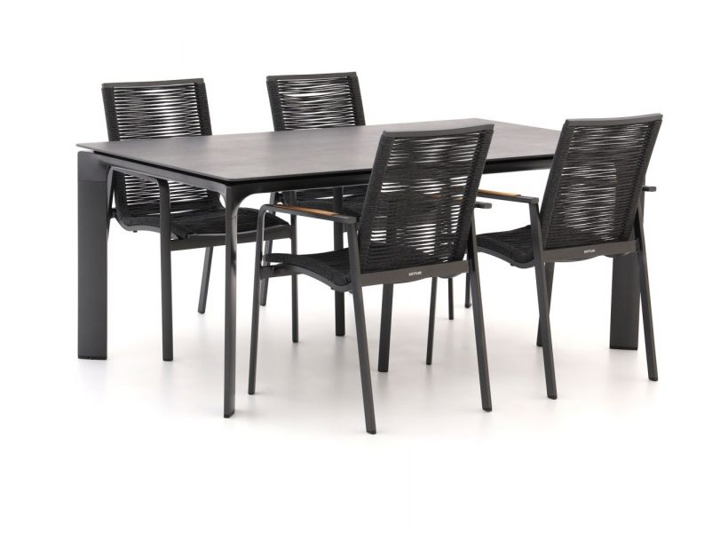 Kettler Diamond 180cm dining tuinset 5-delig stapelbaar - Laagste prijsgarantie!