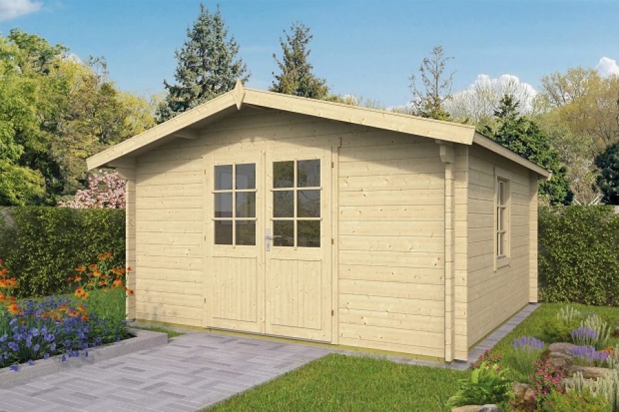 Blokhut Gunda 400x400 cm - geïmpregneerd